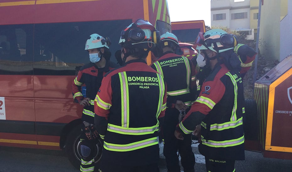 Bomberos de Málaga en una imagen de archivo