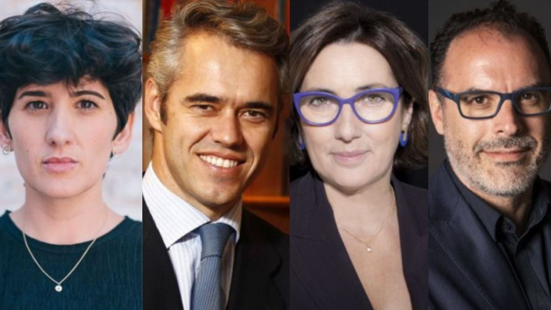 De izquierda a derecha, María Jesús Espinosa de los Monteros, Ignacio Soto, Montserrat Domínguez y Guillermo Rodríguez.