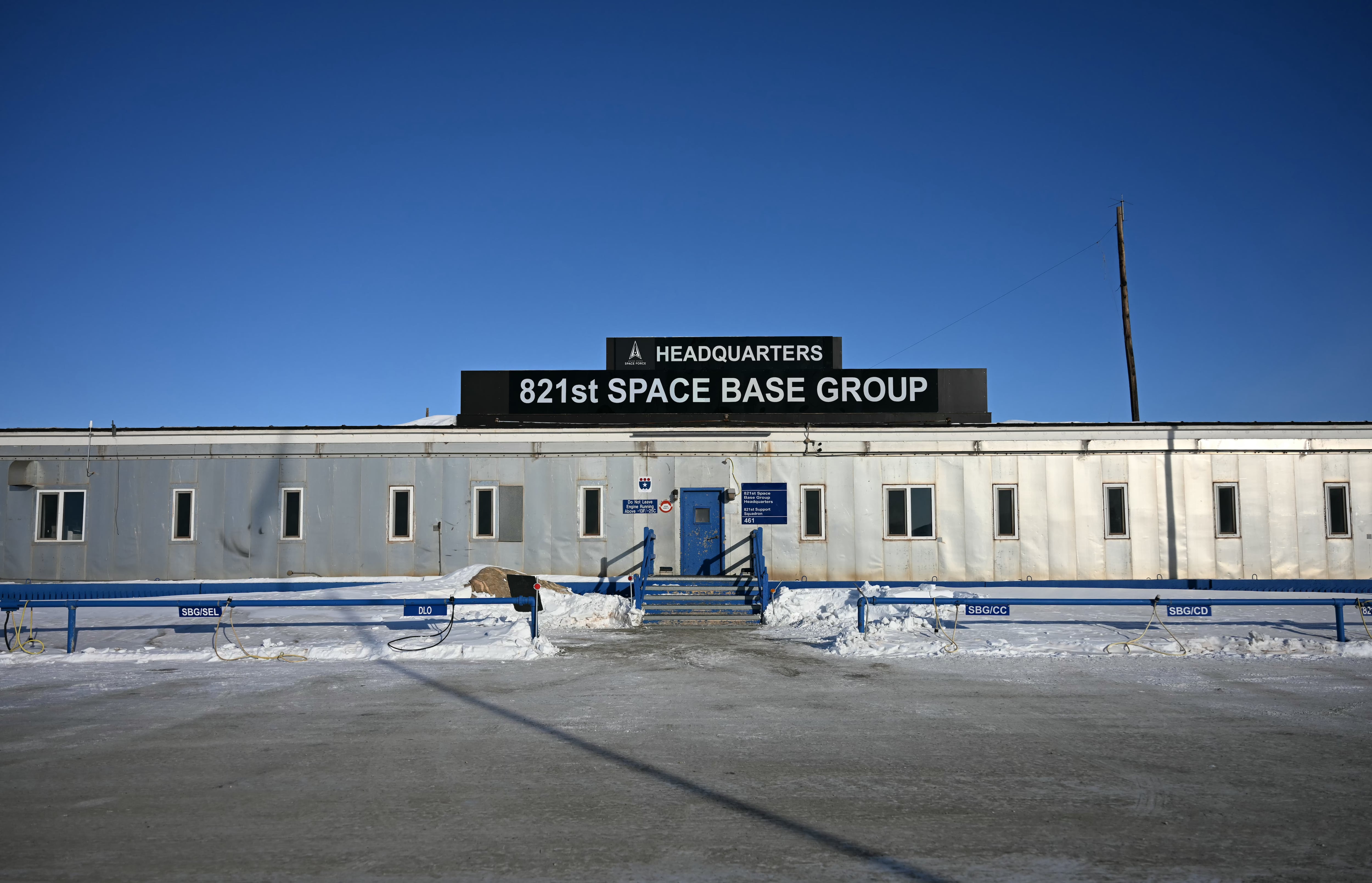 La base militar de Estados Unidos en Groenlandia el pasado mes de marzo