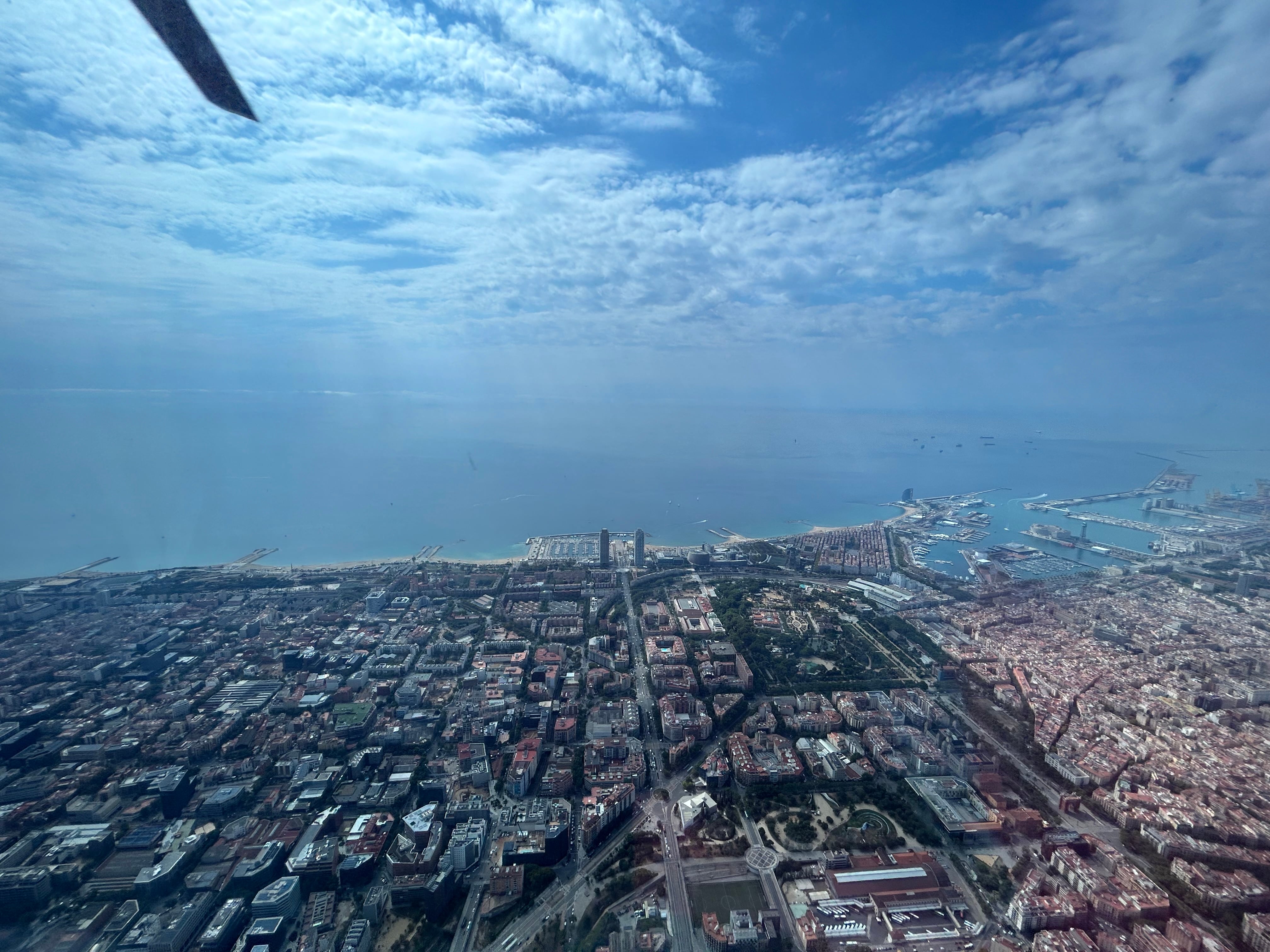 Vista aérea de Barcelona