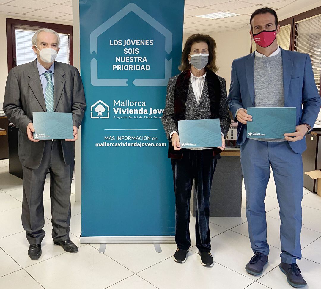 Javier Cabotá, Carmen Planas y Jordi Mora.