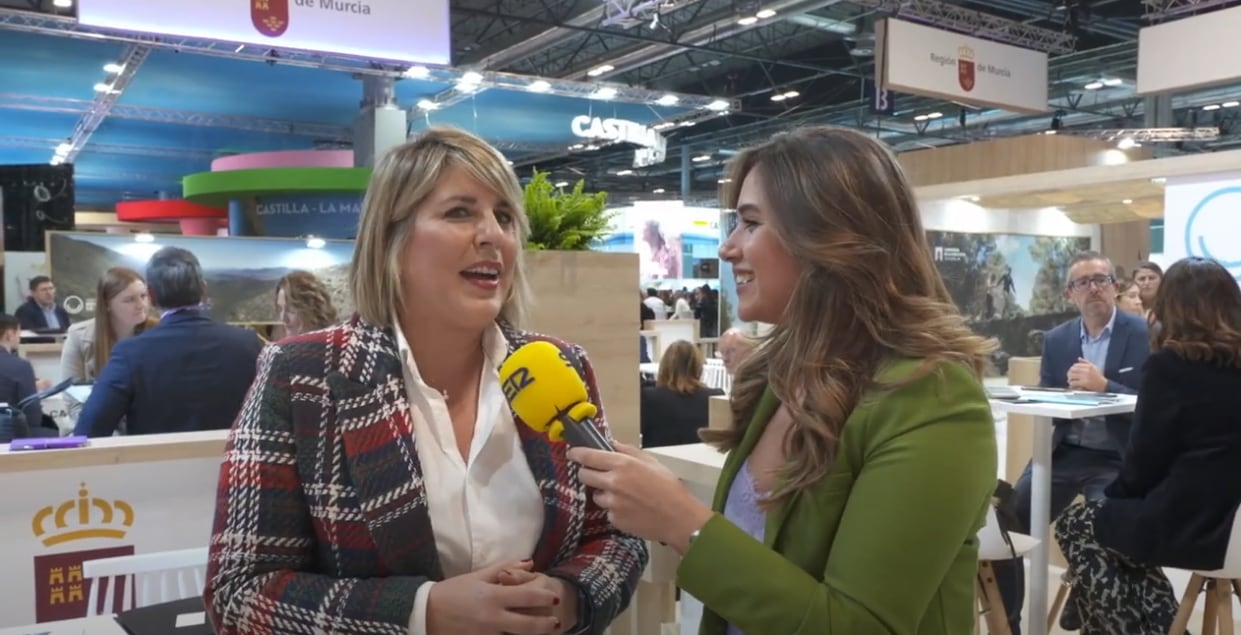 La alcaldesa de Cartagena Noelia Arroyo en Fitur 2024