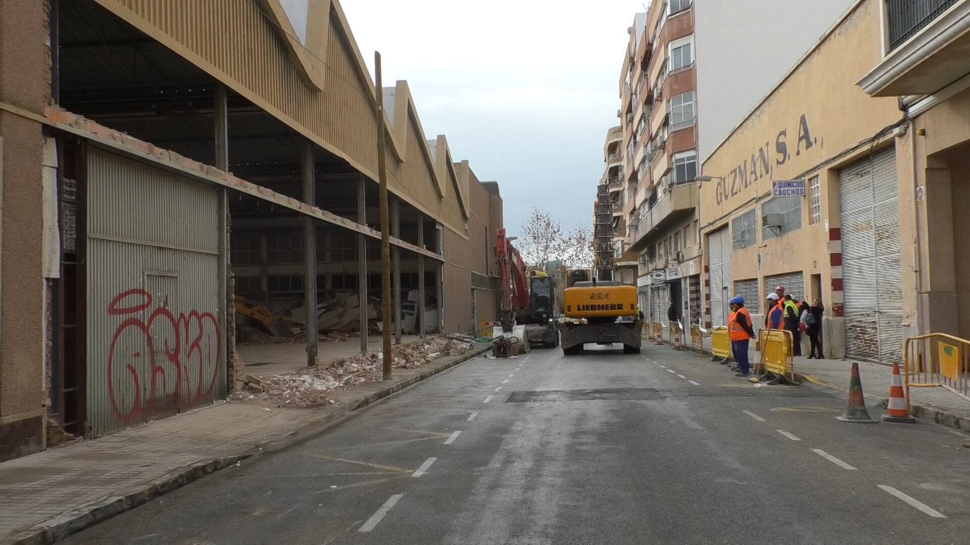 Demolición nave Reebok