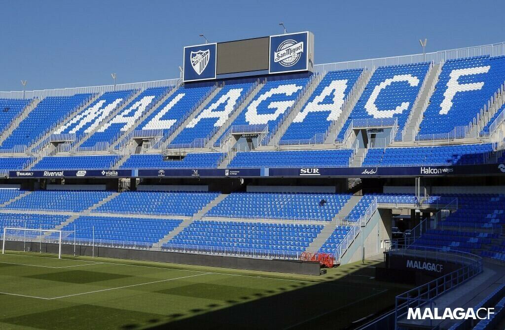 Grada de fondo norte de La Rosaleda