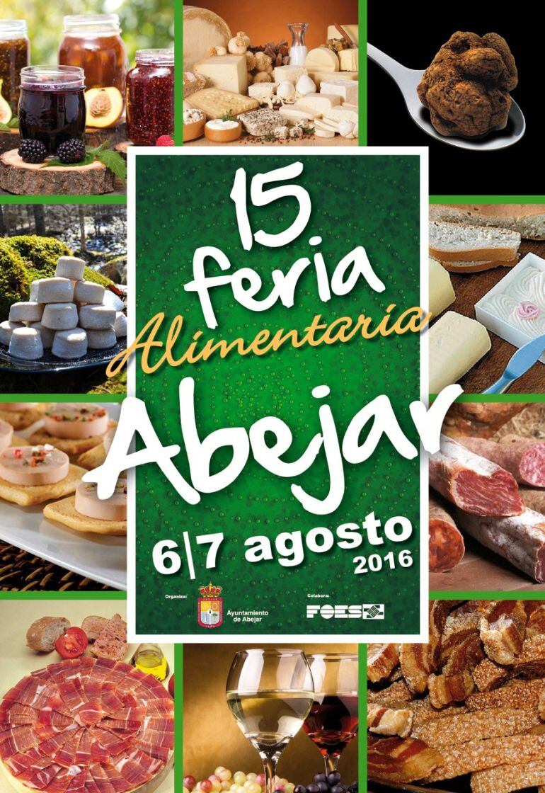 Cartel de la Decimoquinta Feria Alimentaria de Abejar