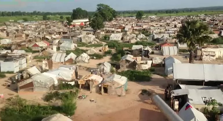 Mpoko,el mayor campo desplazados, con 18.000 personas 