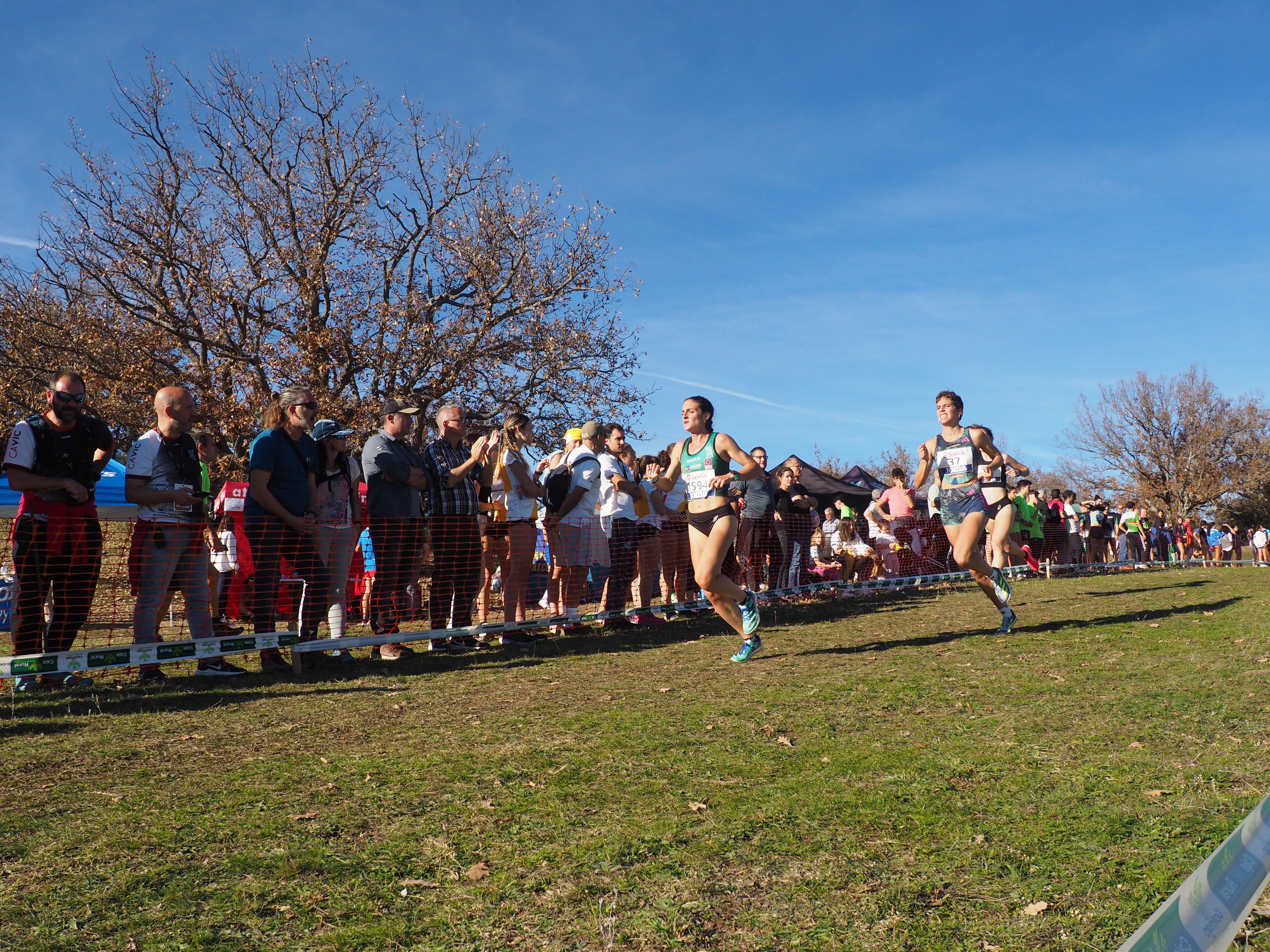 La soriana Marta Pérez (37), durante el Cross de Soria.