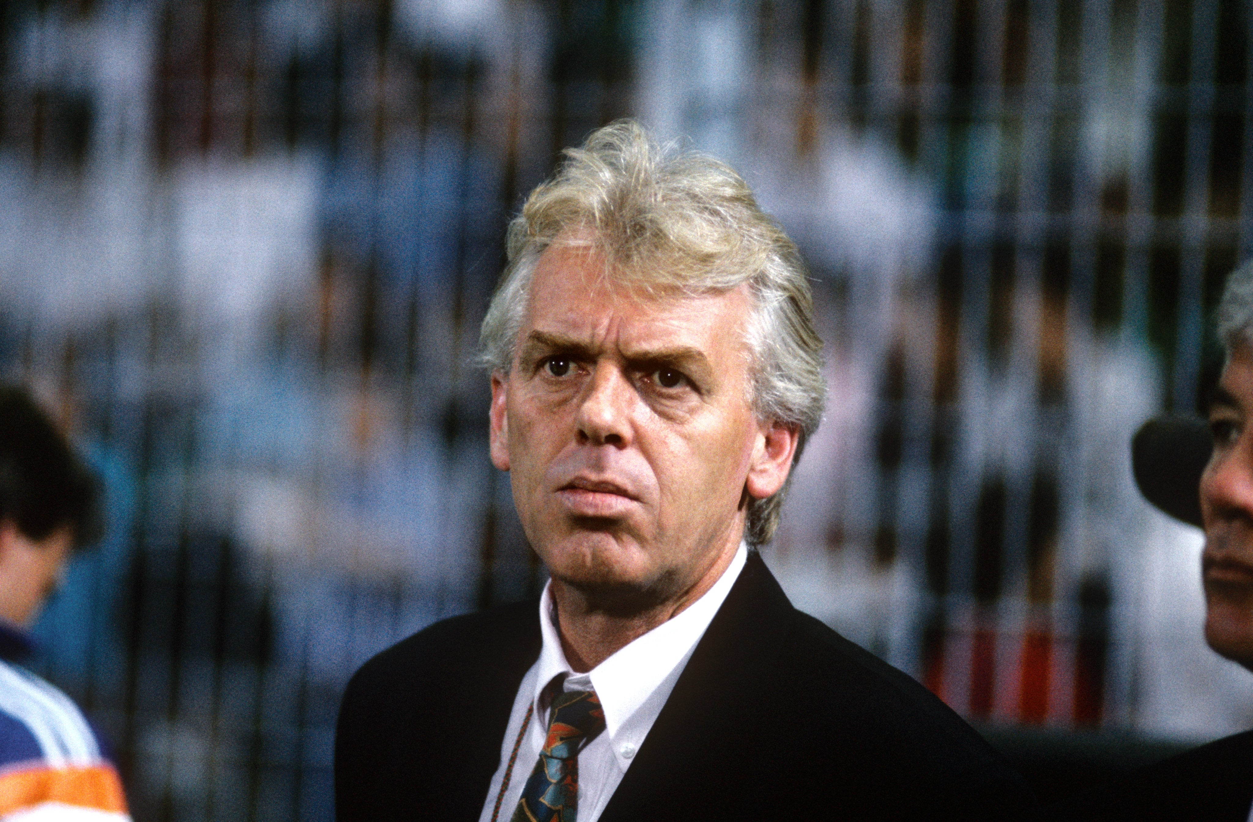 Leo Beenhakker, durante el Mundial de Italia 1990