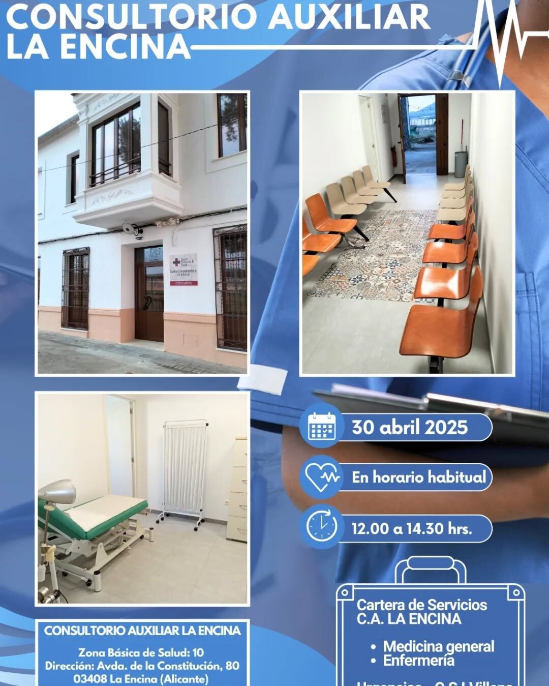 Imágenes del nuevo consultorio