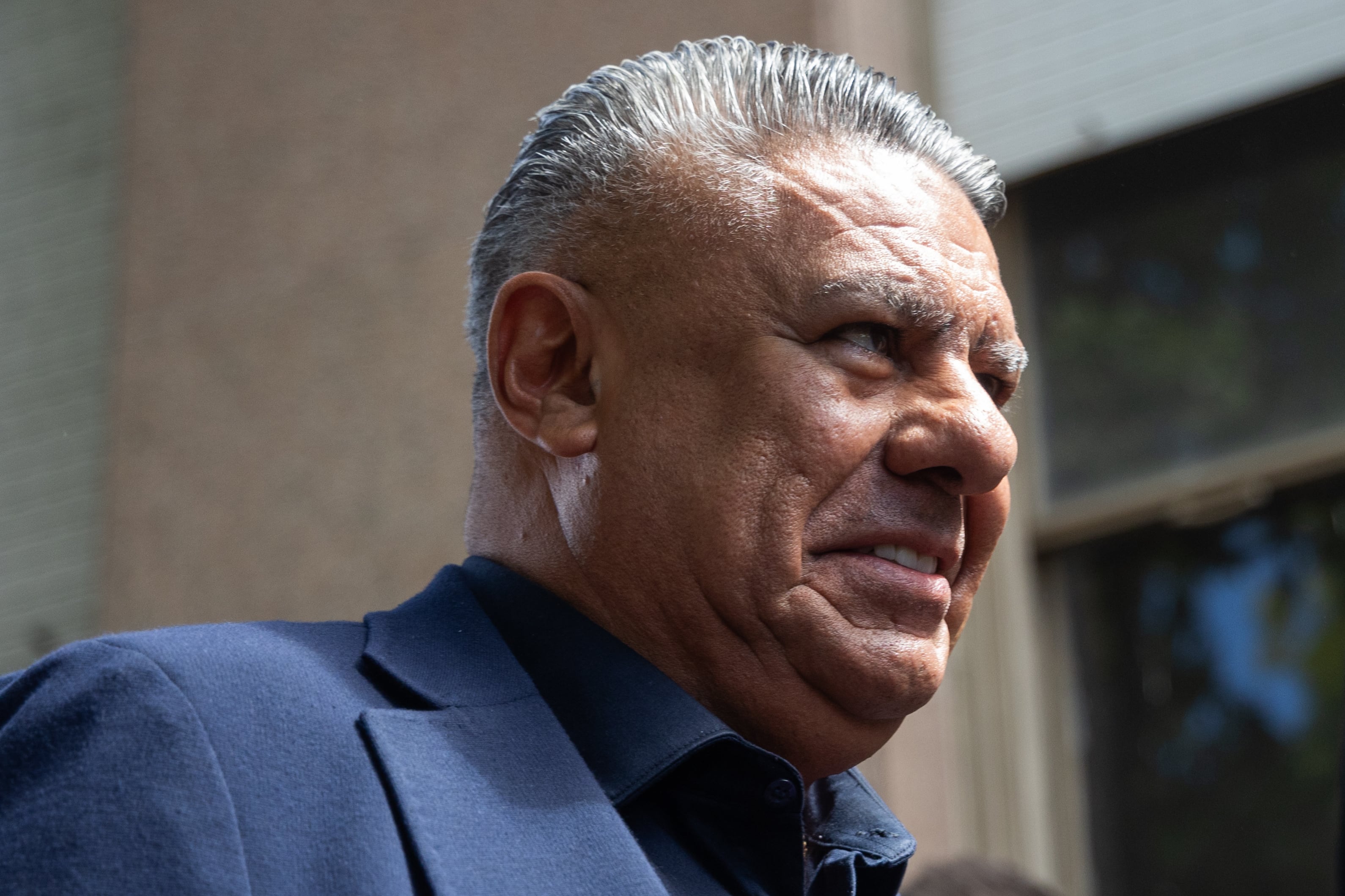 12 March 2026, Argentina, Buenos Aires: Claudio Tapia, Chairman of the Argentine Football Association (AFA), after a hearing as part of the investigation into alleged tax evasion by the association. Photo: Tomas Cuesta/dpa (Photo by Tomas Cuesta/picture alliance via Getty Images)