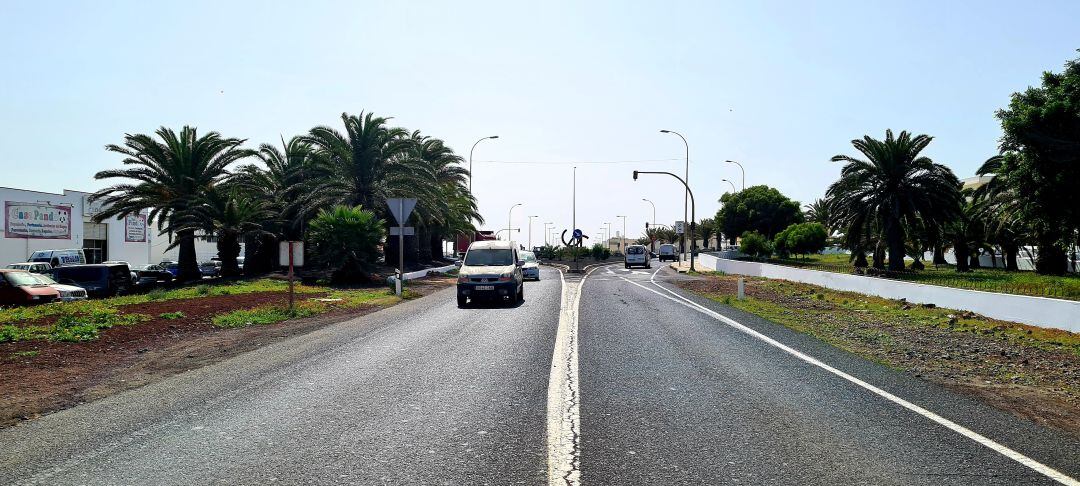 Aprobada la autorización para licitar las obras del desdoblamiento de la salida de Arrecife hacia Tahíche, en la zona del barrio de Tinasoria.