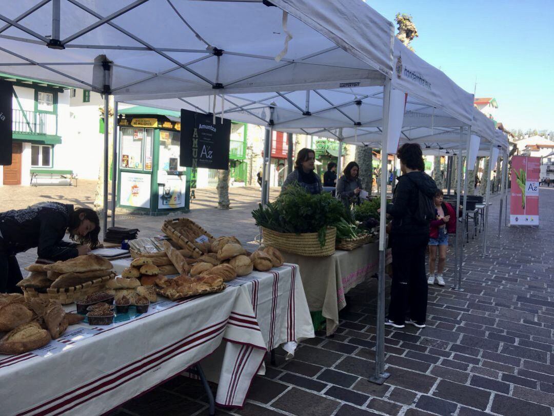 Mercado agrícola de los sábados en San Pedro Kalea.