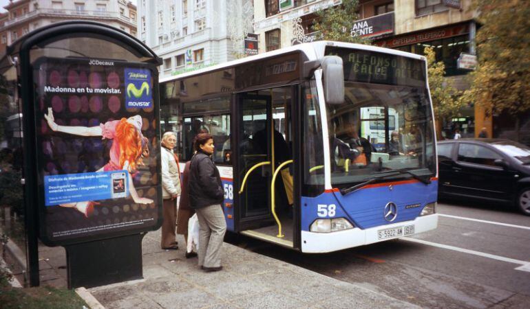 Autobús urbano de Santander.