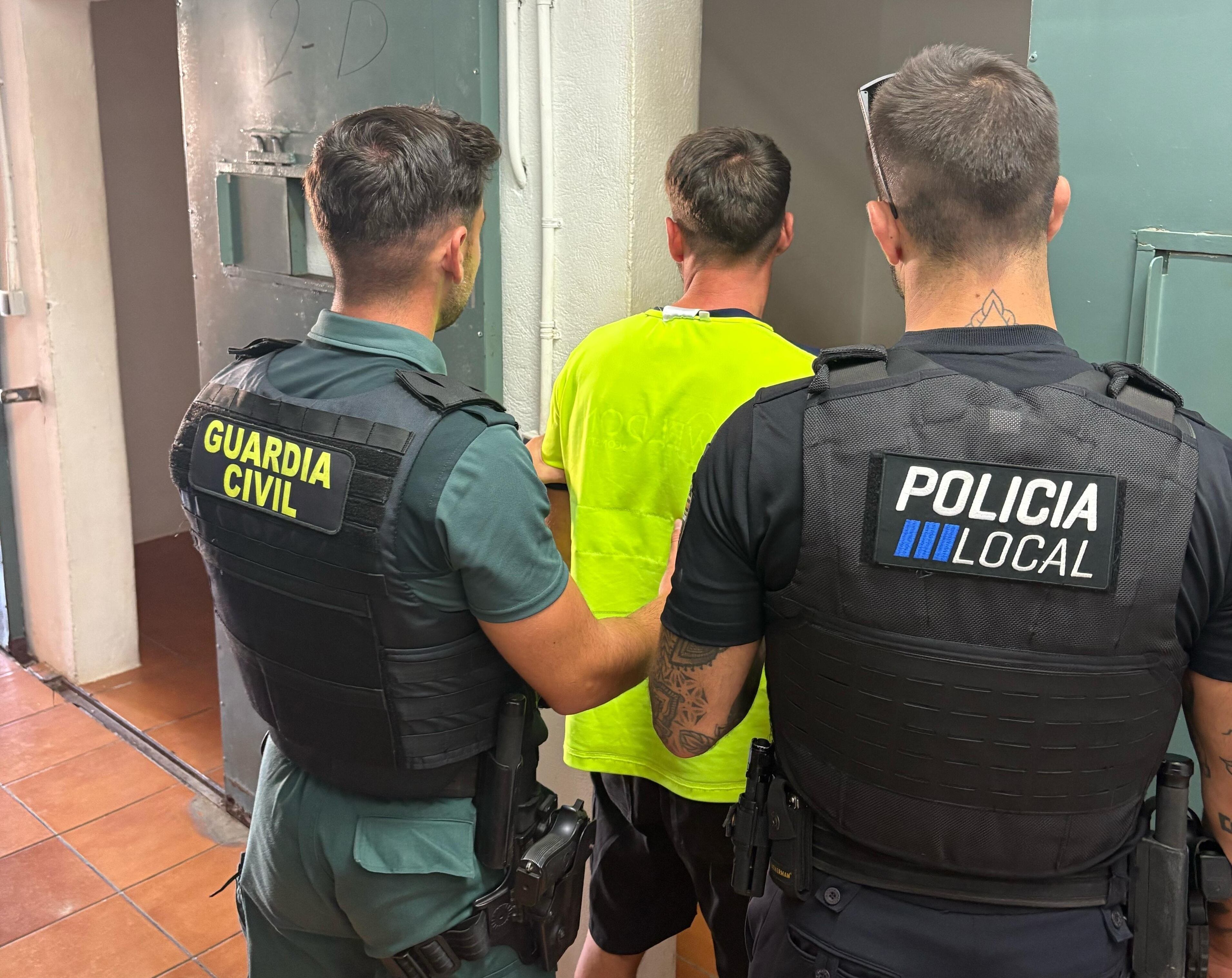 Imagen del detenido