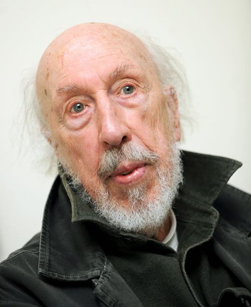 El 'padre' del 'pop art', Richard Hamilton, en 2010