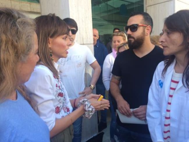 Protesta trabajadores de Cas Serres.