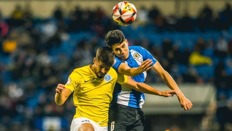 Imagen del partido de ida entre Hércules y Badalona Futur en el Rico Pérez. Foto: Badalona Futur