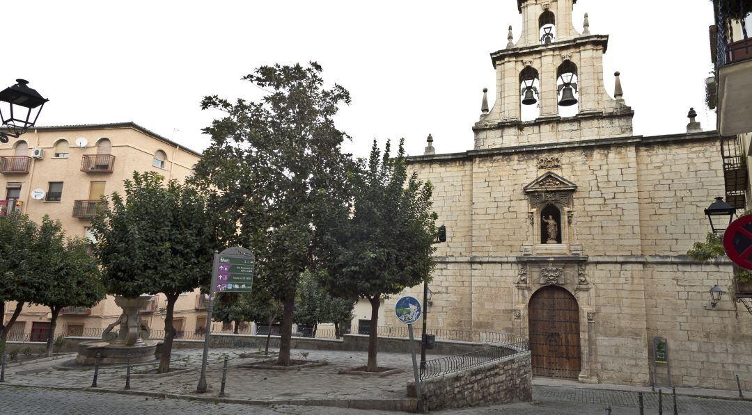 Iglesia de San Bartolomé en el casco histórico de Jaén.