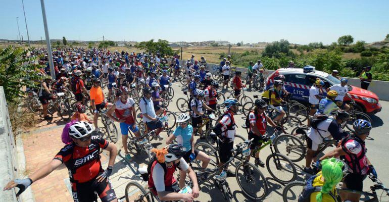 Ciclistas en el Festival 8 Rutas de Colmenar Viejo