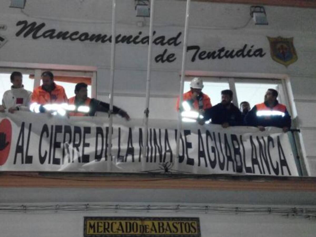 Encierro mineros de Aguablanca