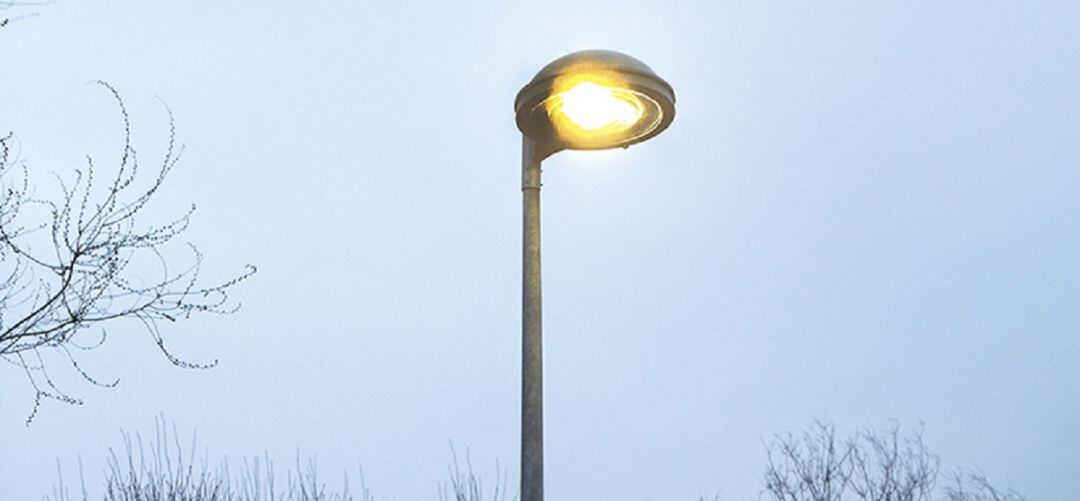 Farola en las calles de Alcobendas