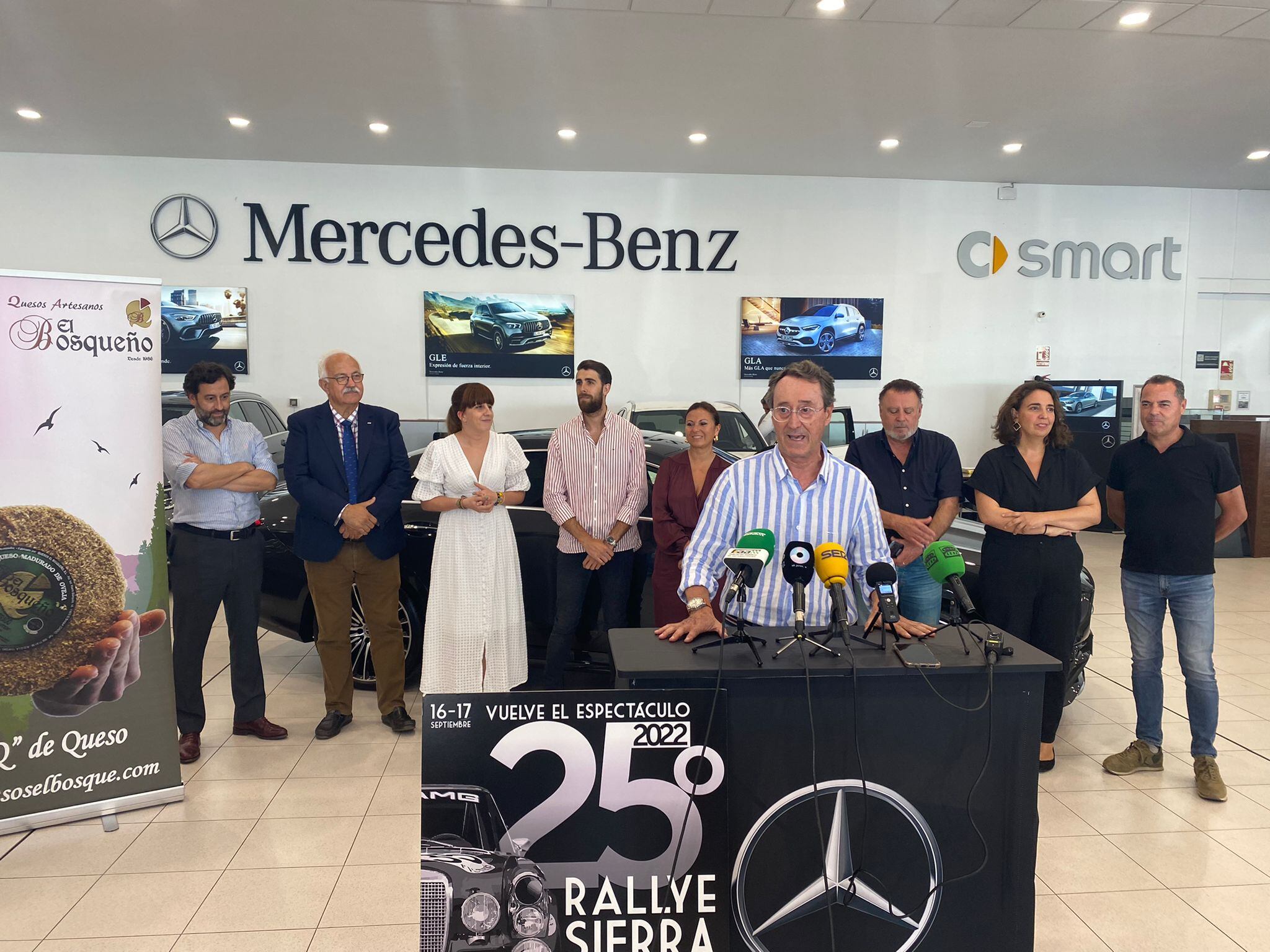 Paco García Galera durante la presentación del Rally Sierra de Cádiz