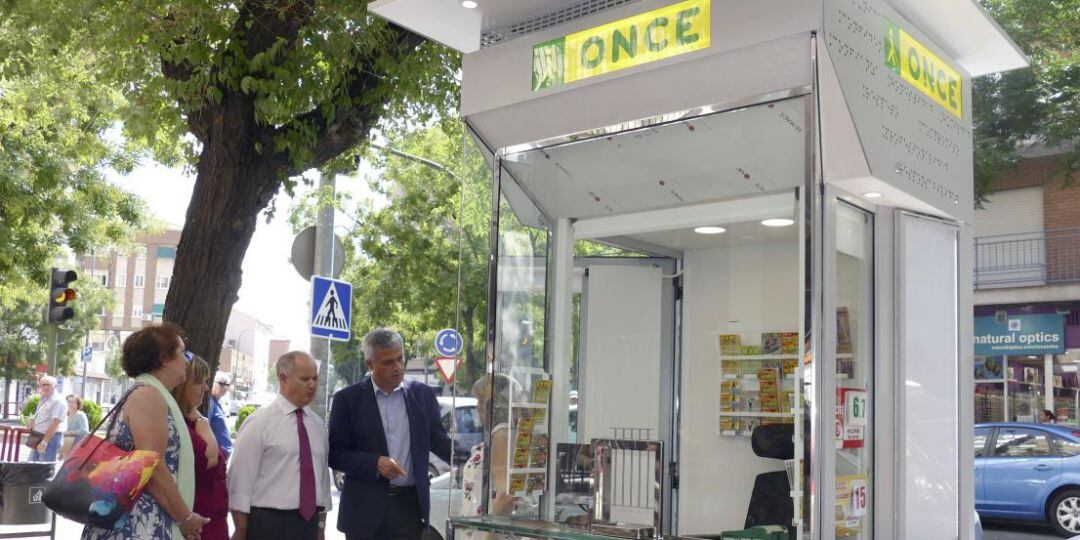 Uno de los kioskos de la ONCE en nuestro país 