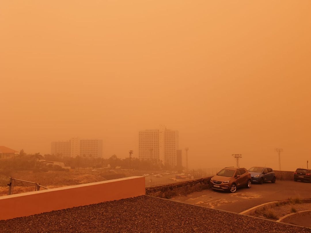 Calima en Canarias