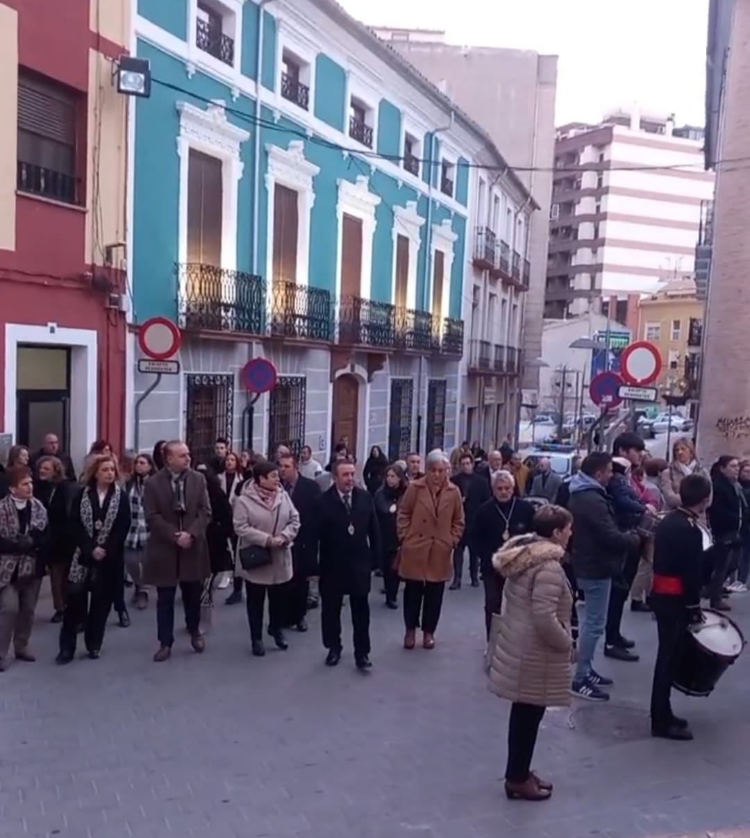 Llegada del Pregonero de la Iglesia de Santa María