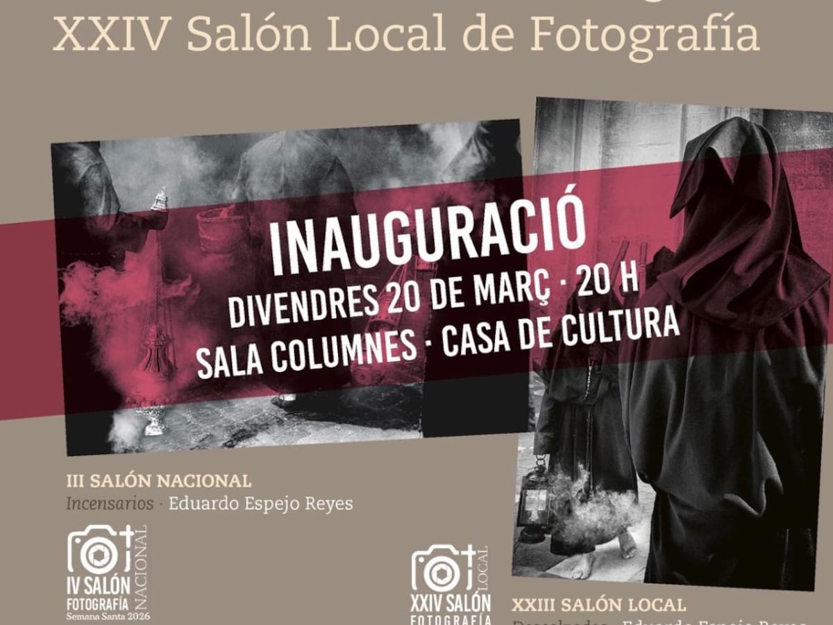 La Casa de Cultura acoge las exposiciones de la Semana Santa de Xàtiva 2026 con fotografía nacional y local