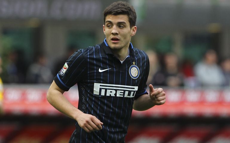 Mateo Kovacic con la camiseta del Inter de Milán.