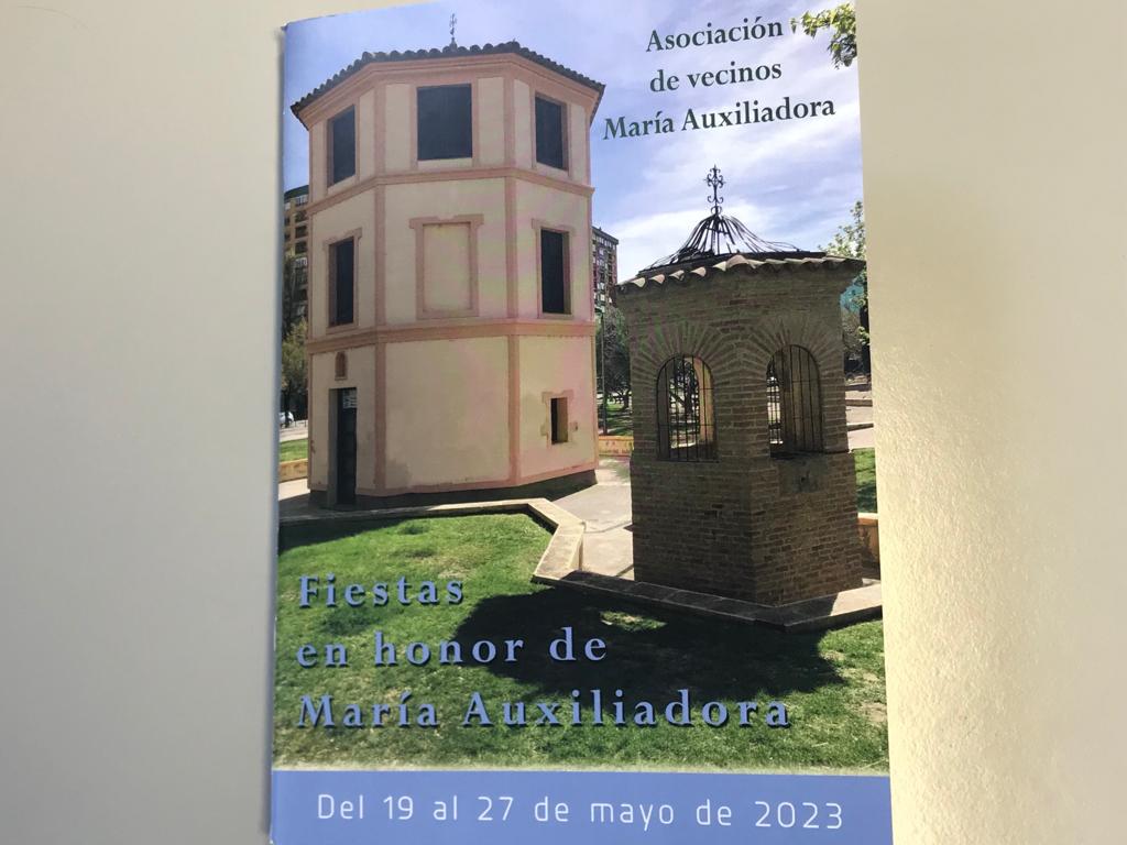 Portada del programa de fiestas de María Auxiliadora