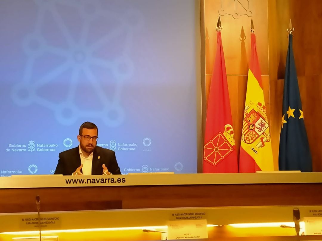 Javier Remírez, portavoz del Gobierno de Navarra