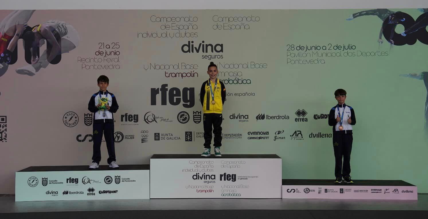 Club Burgas Campeón de España en Trampolín Base