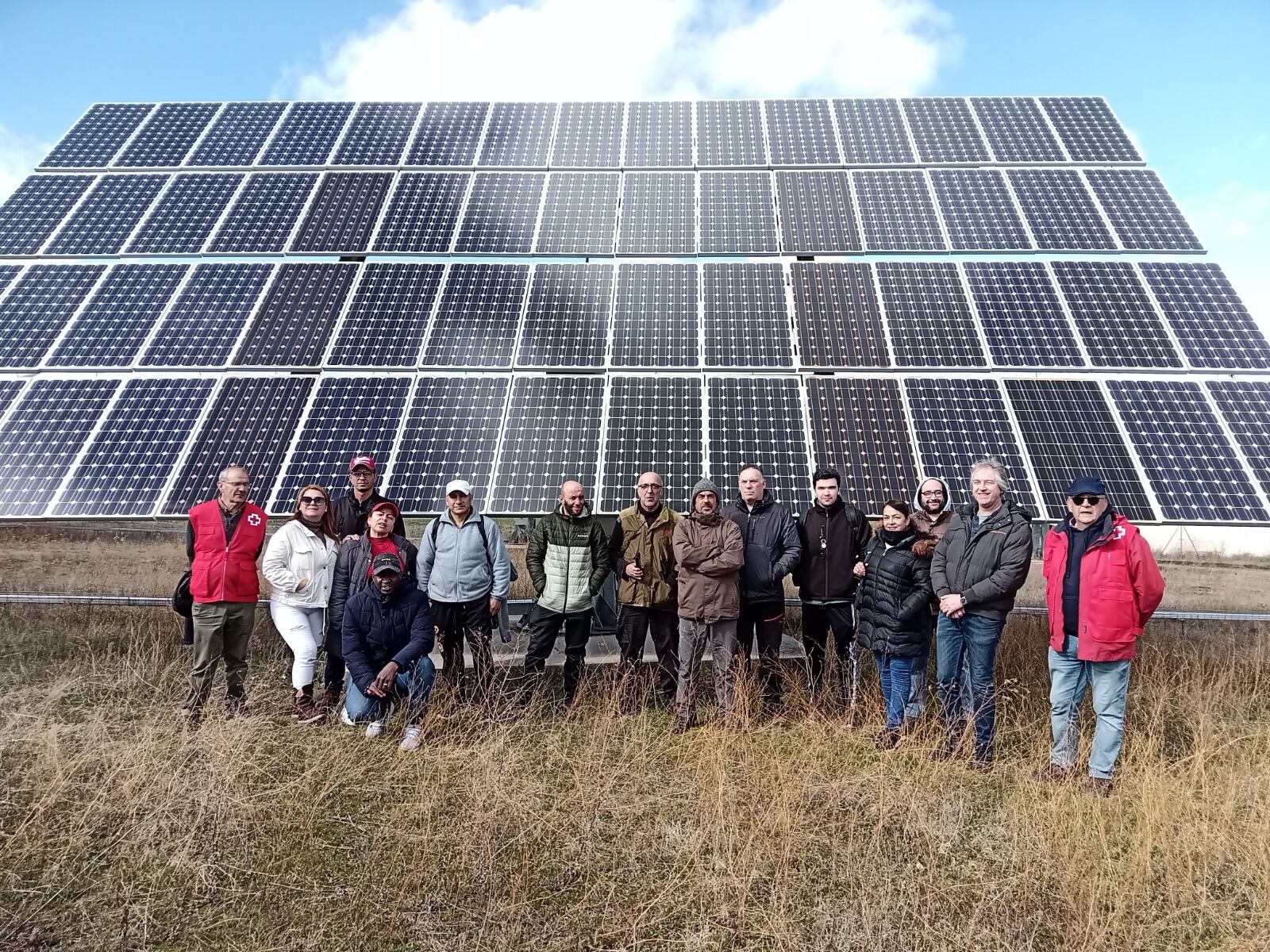 Participantes en uno de los programas de empleo