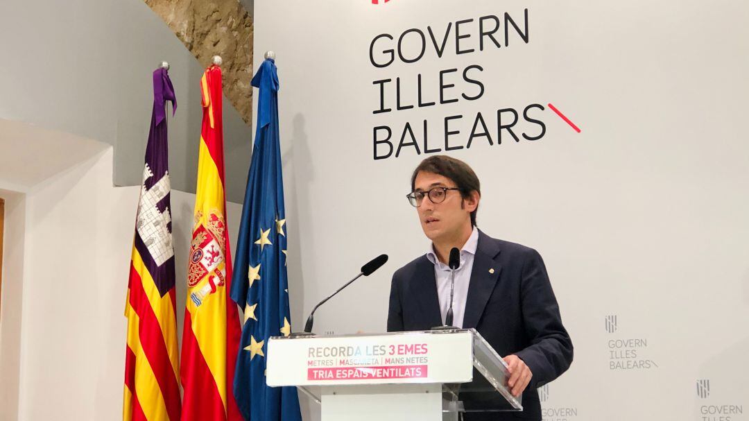 Iago Negueruela, portavoz del Govern