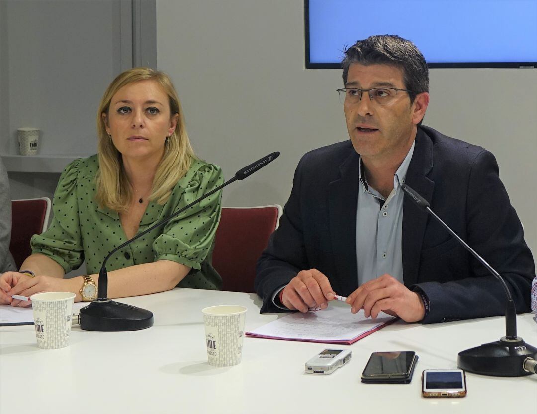 Natàlia Enguix i Jorge Rodríguez a la roda de premsa del decàleg de mesures contra el Covid-19