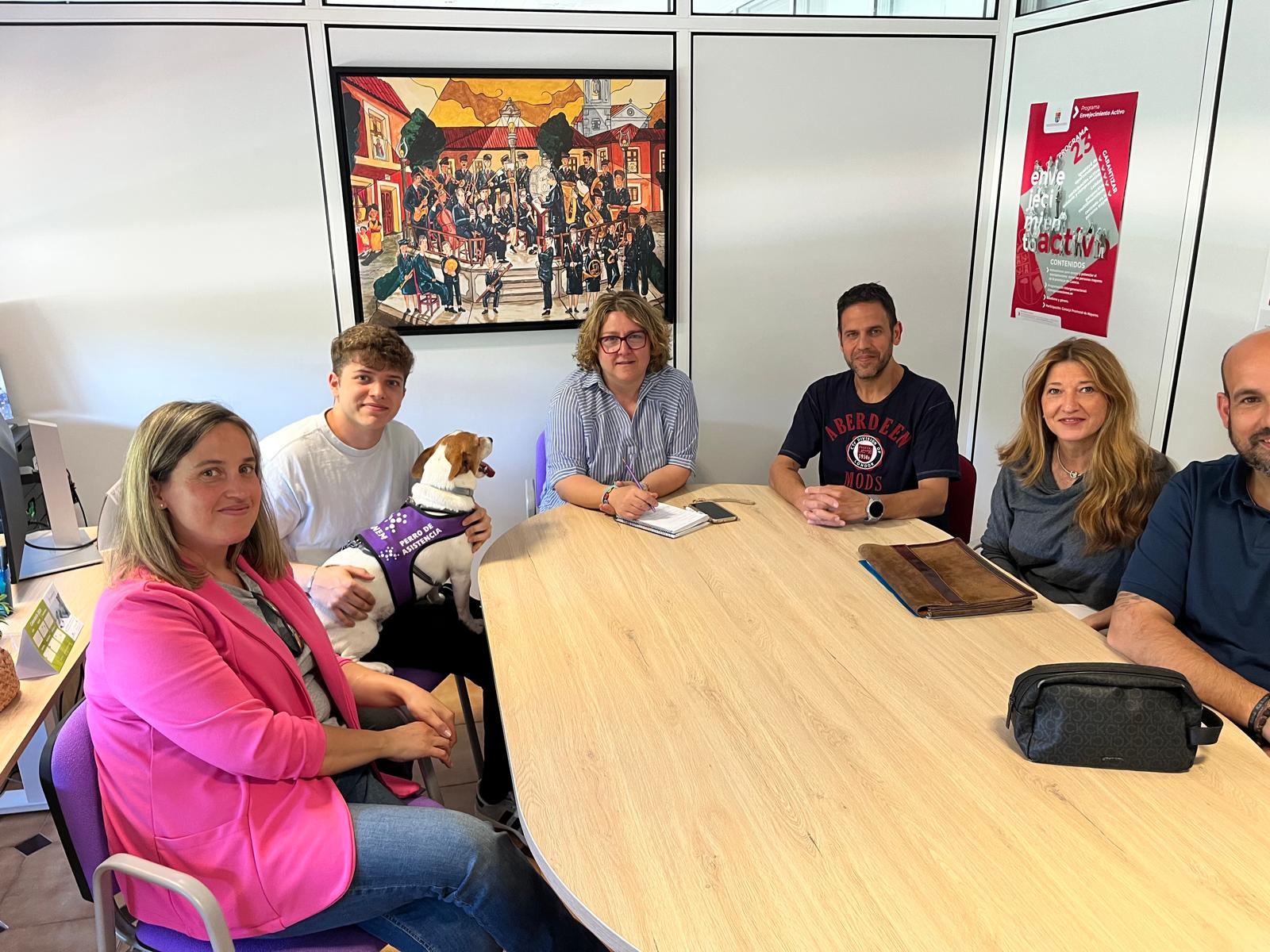 Reunión de ASDICU con la Diputación de Cuenca.