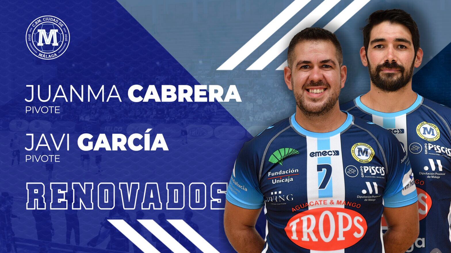 Juanma Cabrera y Javi García renuevan con el Trops Málaga/ TROPS
