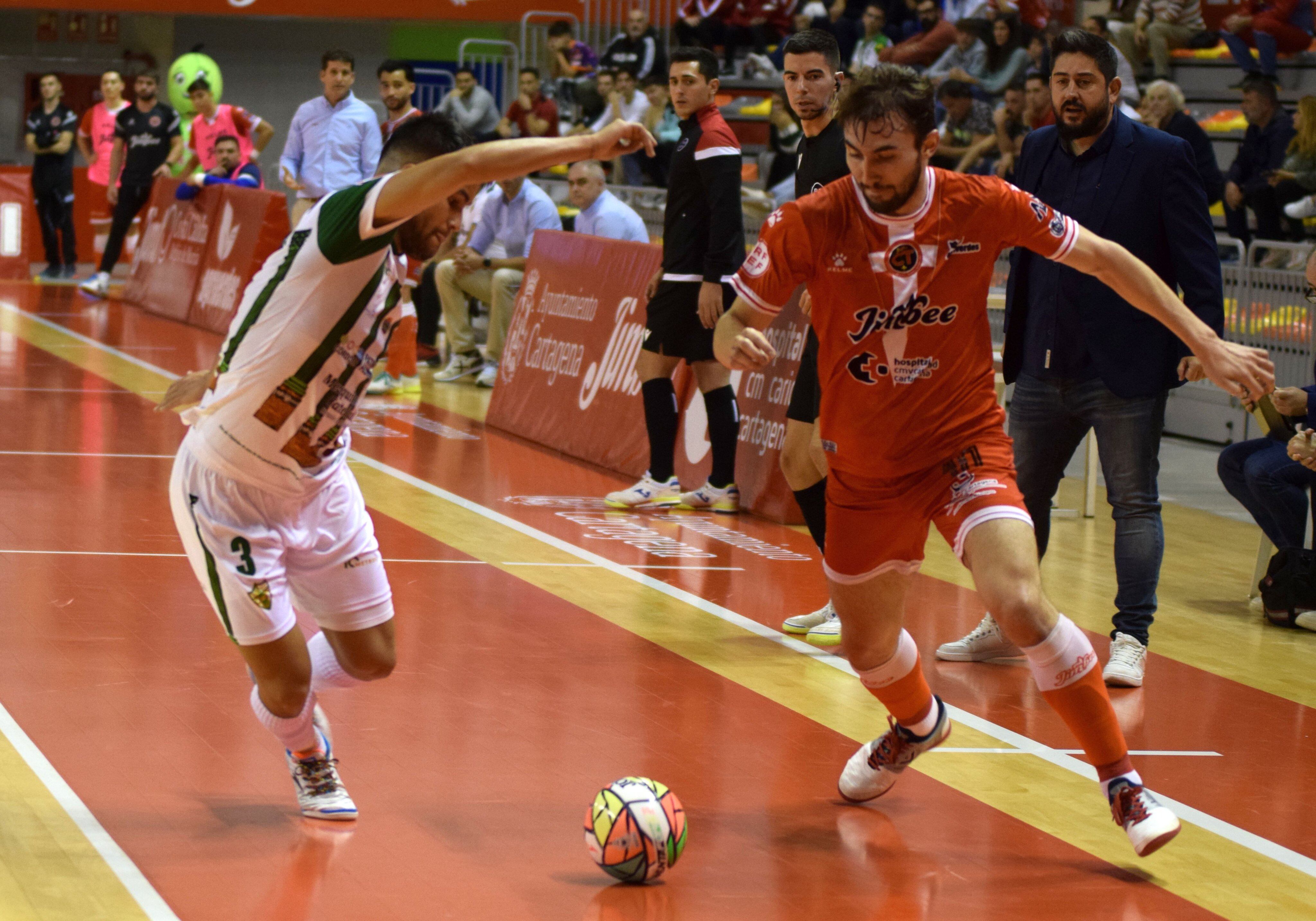 Javi Mínguez en un partido de esta temporada