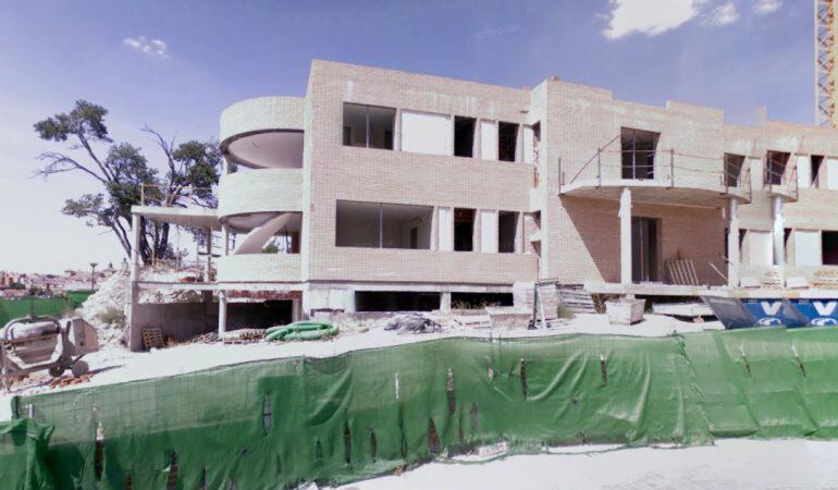 Imágen de las obras del chalet cuya titularidad se atribuye al ex consejero regional.