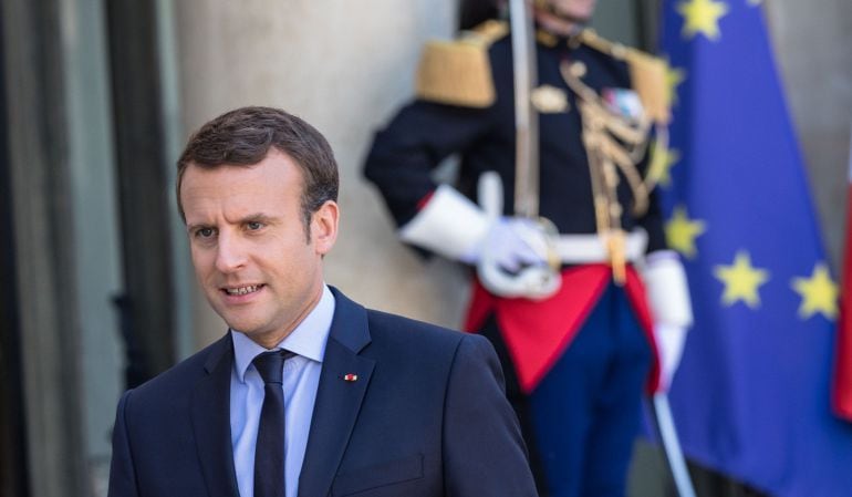 El presidente francés Emmanuel Macron 