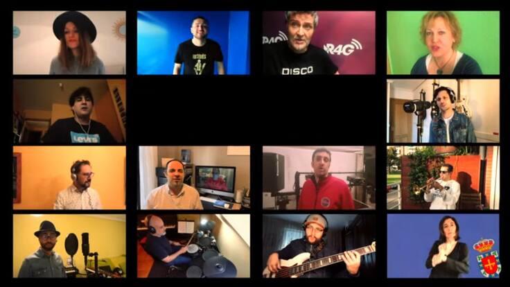 Los músicos del Bierzo se reúnen para mandar ánimos