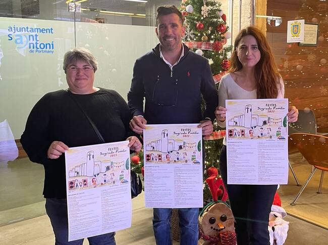 Un momento durante la presentación de las fiestas