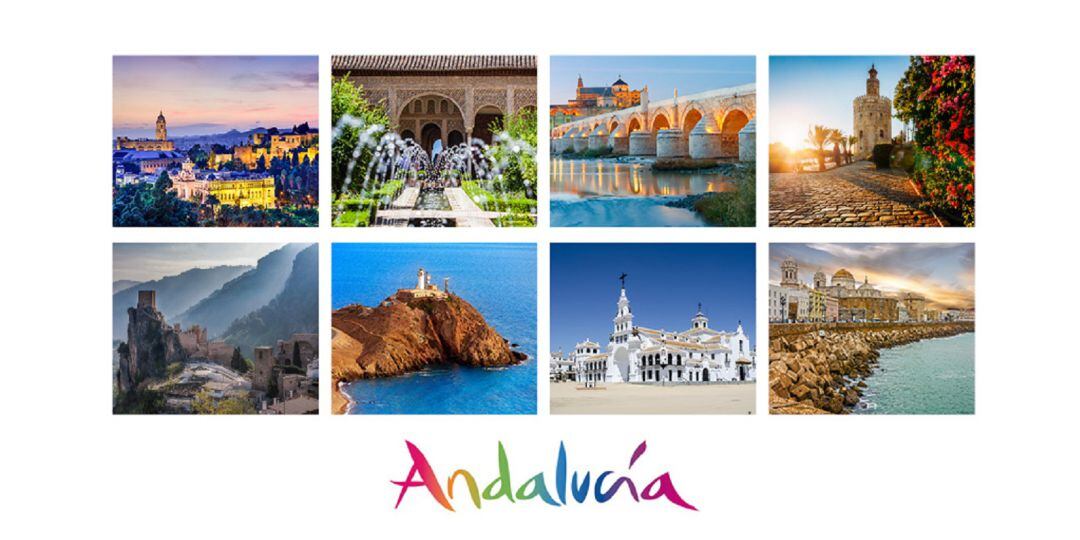 Postales turísticas de Andalucía
