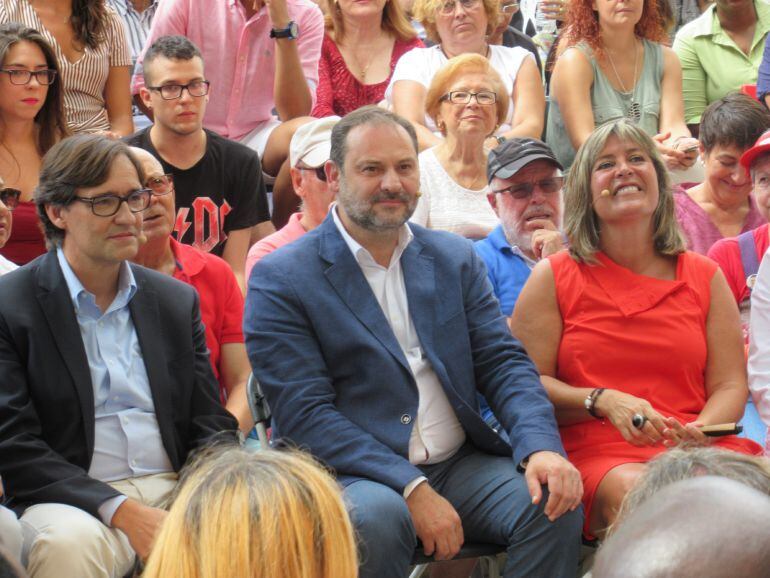 José Luís Ábalos durante un acto del PSC en L&#039;Hospitalet de Llobregat  
 
 