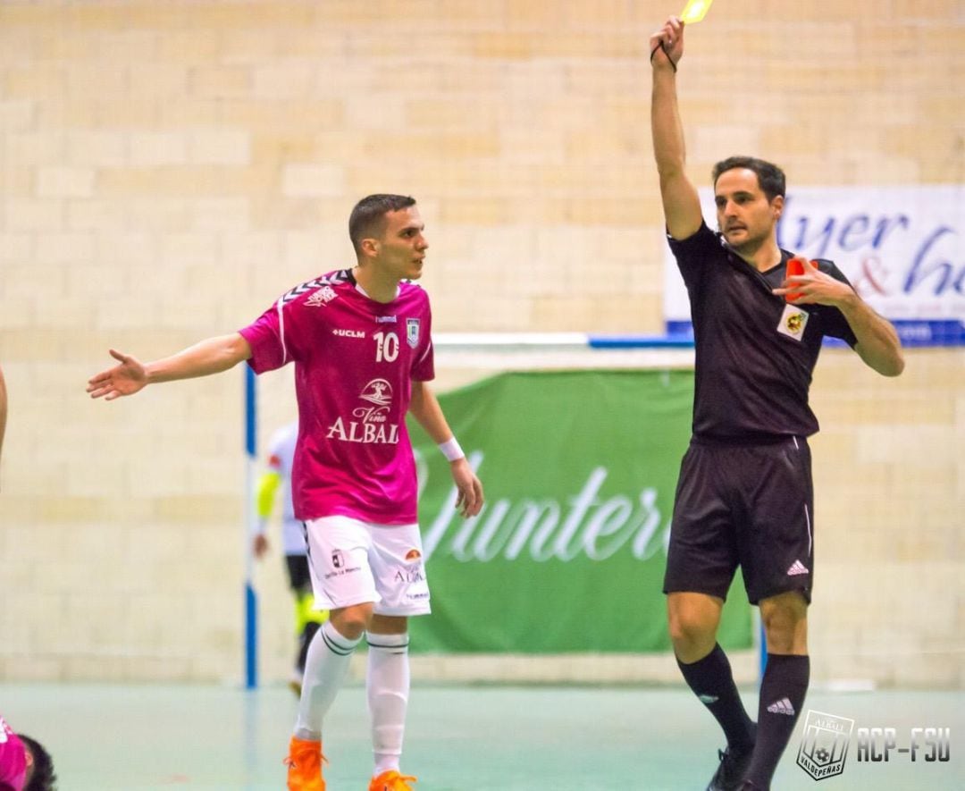 Romero Candela en un partido de la temporada pasada