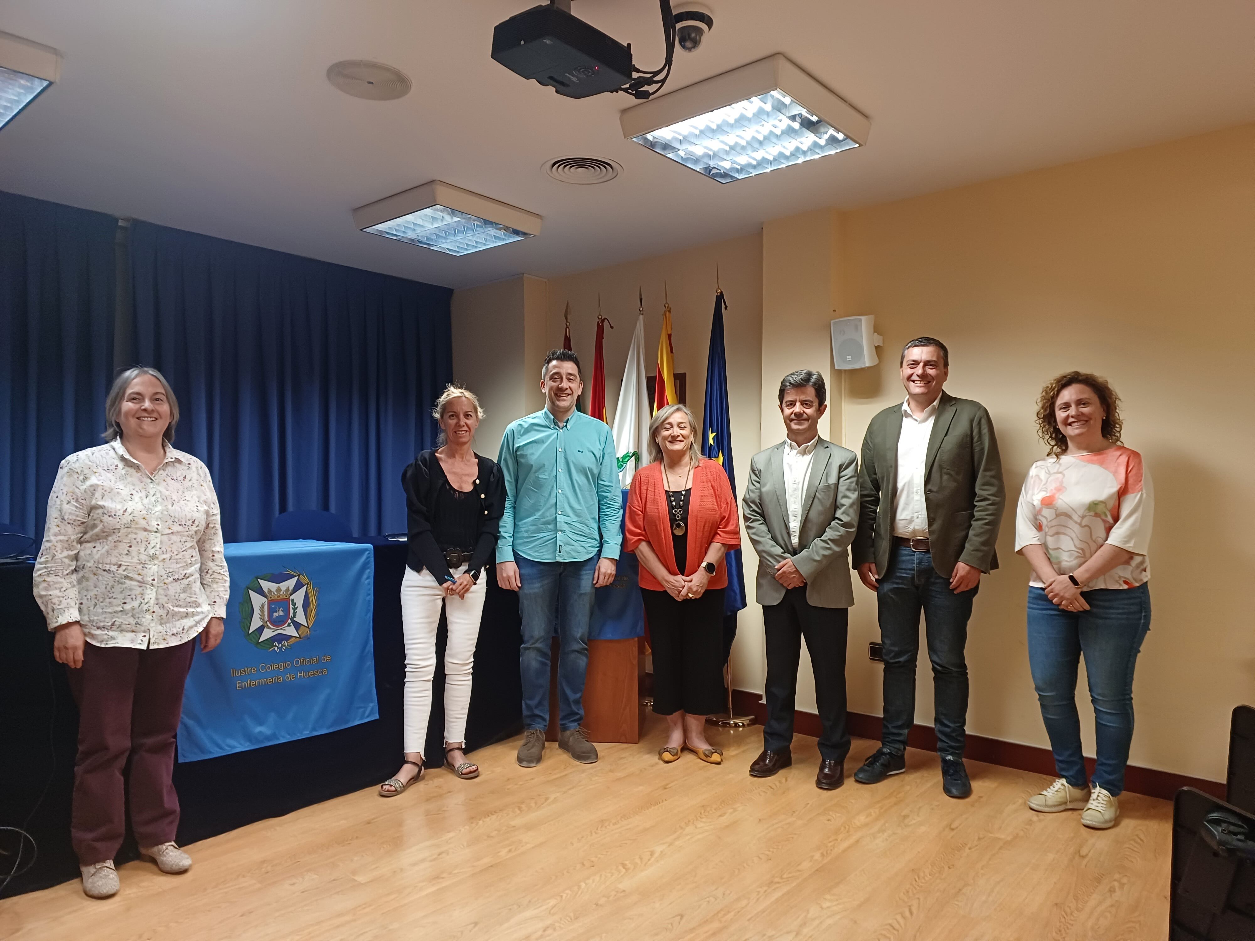 Representantes socialistas en el colegio de enfermería