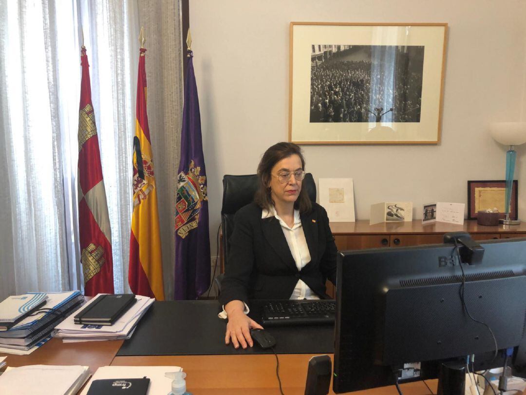 Ángeles Armisén, presidenta de la Diputación de Palencia