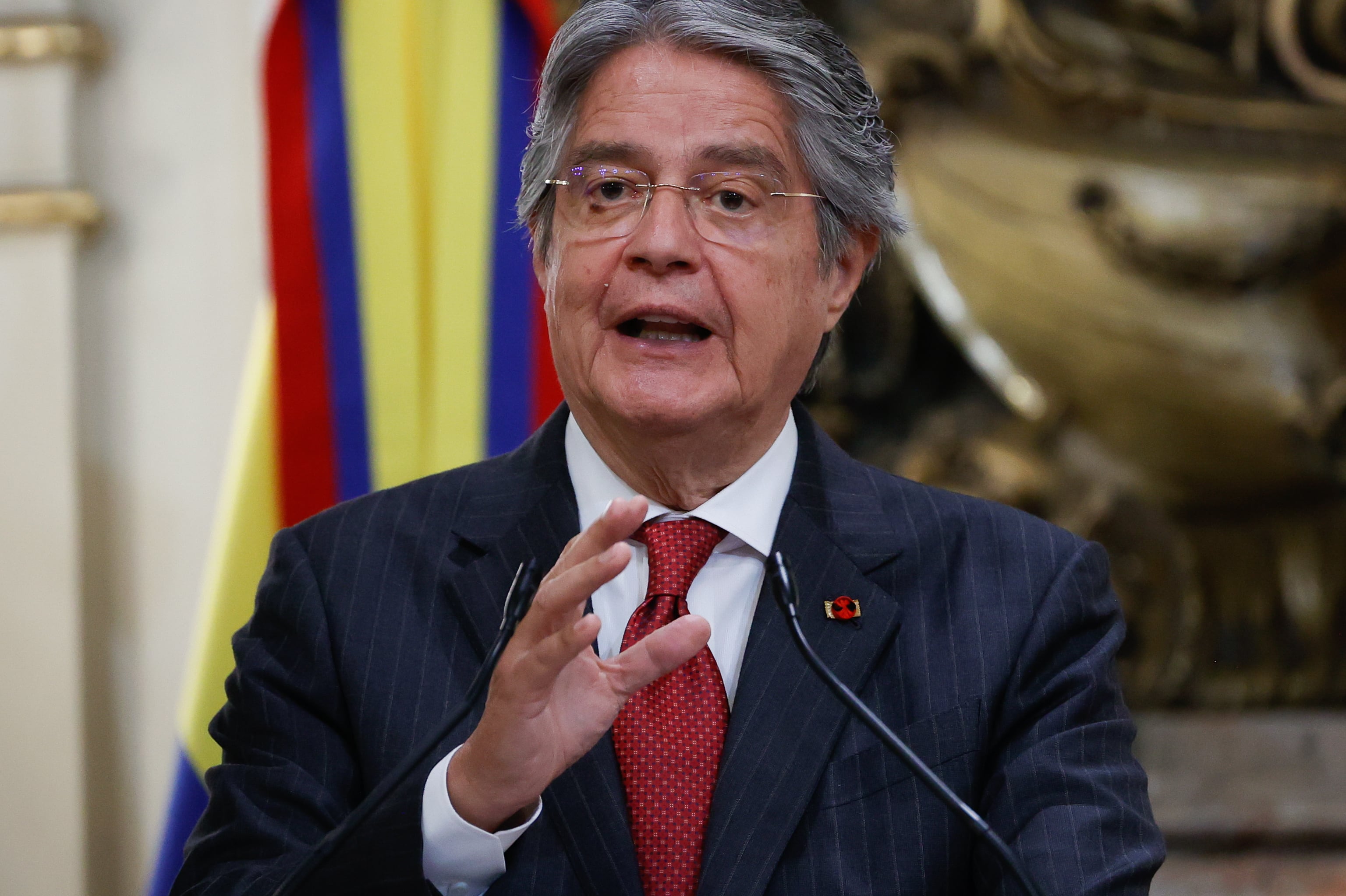 El presidente de Ecuador, Guillermo Lasso